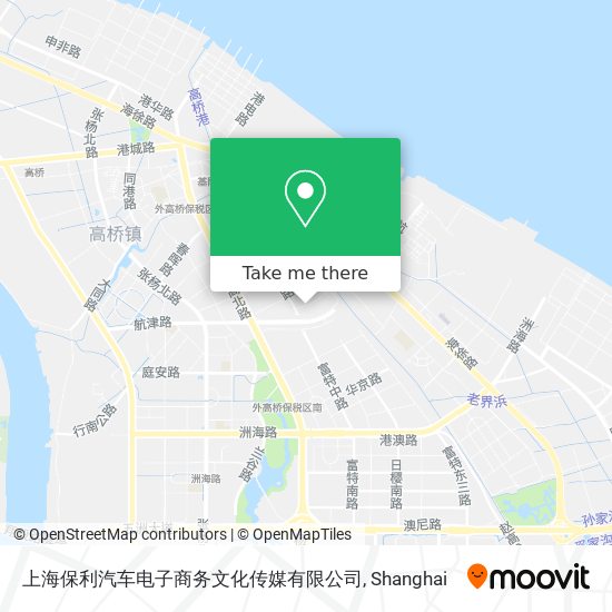 上海保利汽车电子商务文化传媒有限公司 map