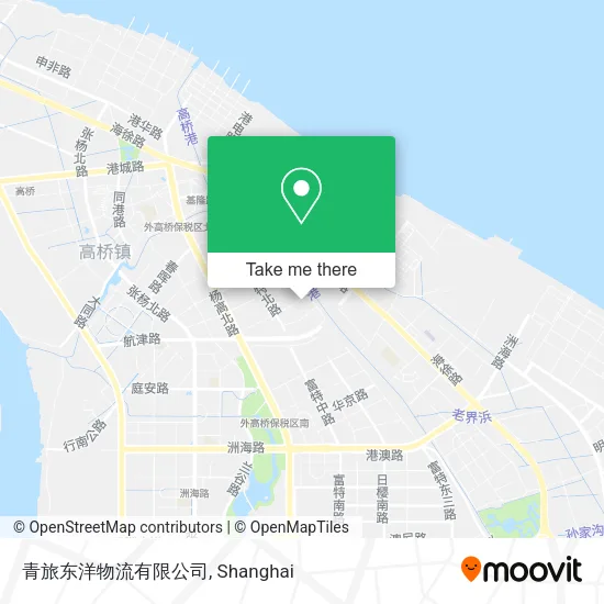 青旅东洋物流有限公司 map