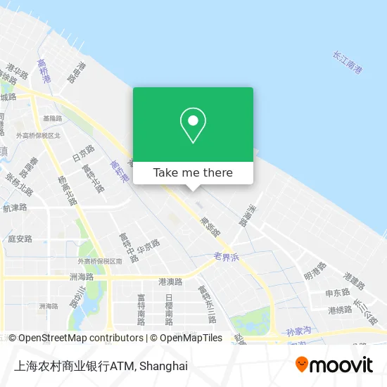 上海农村商业银行ATM map