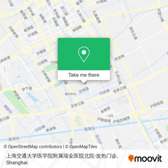 上海交通大学医学院附属瑞金医院北院-发热门诊 map