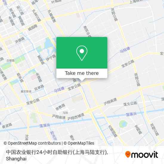 中国农业银行24小时自助银行(上海马陆支行) map