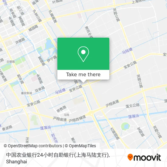 中国农业银行24小时自助银行(上海马陆支行) map