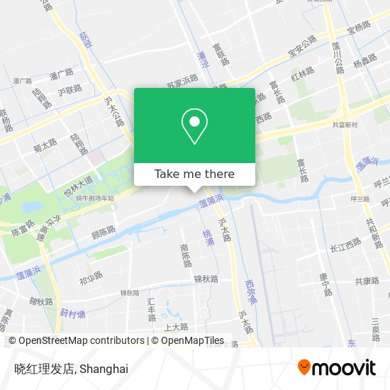 晓红理发店 map