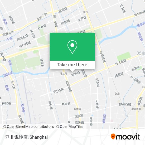 亚非馄饨店 map