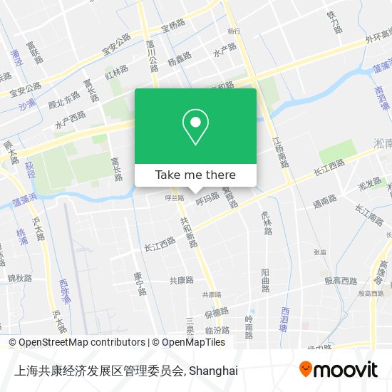 上海共康经济发展区管理委员会 map