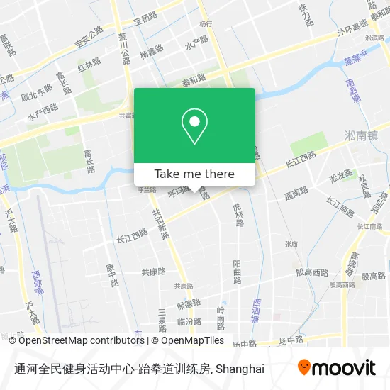 通河全民健身活动中心-跆拳道训练房 map