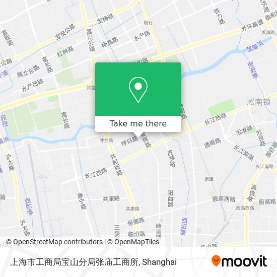 上海市工商局宝山分局张庙工商所 map
