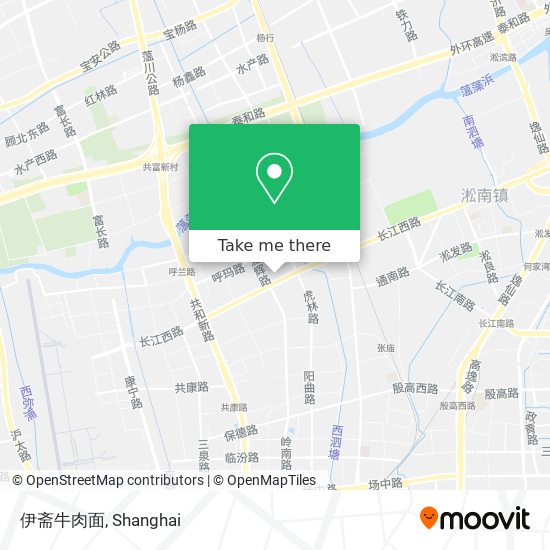 伊斋牛肉面 map