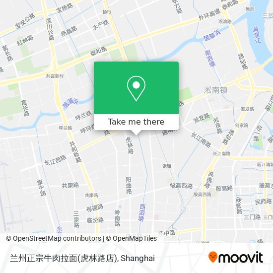 兰州正宗牛肉拉面(虎林路店) map