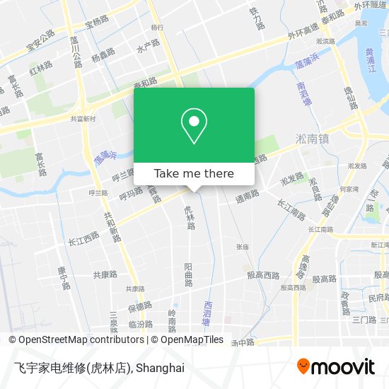 飞宇家电维修(虎林店) map