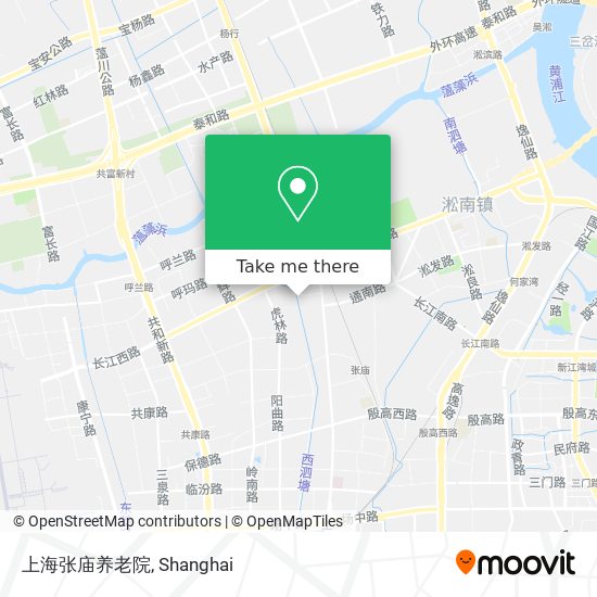 上海张庙养老院 map