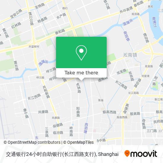交通银行24小时自助银行(长江西路支行) map