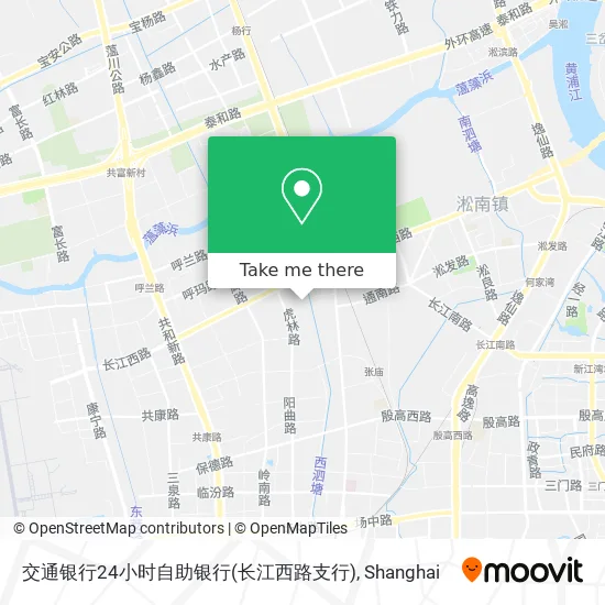 交通银行24小时自助银行(长江西路支行) map