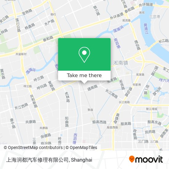 上海润都汽车修理有限公司 map