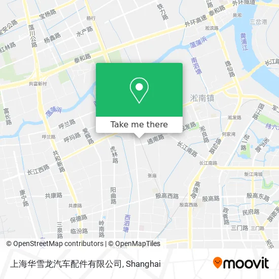 上海华雪龙汽车配件有限公司 map