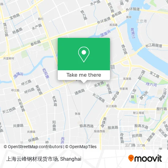 上海云峰钢材现货市场 map