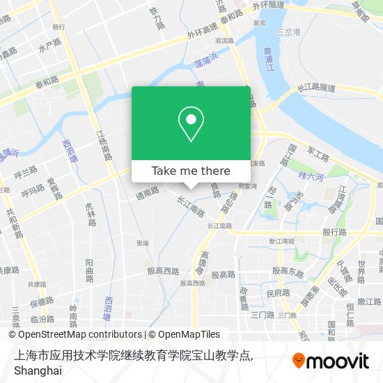 上海市应用技术学院继续教育学院宝山教学点 map