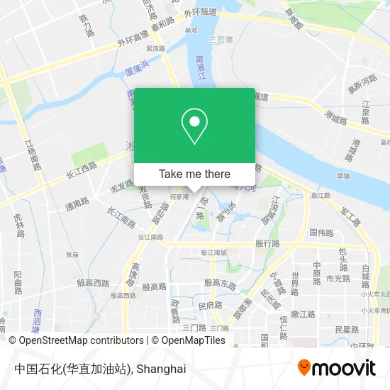 中国石化(华直加油站) map