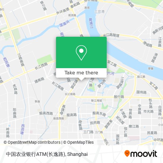中国农业银行ATM(长逸路) map