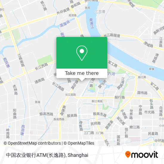 中国农业银行ATM(长逸路) map