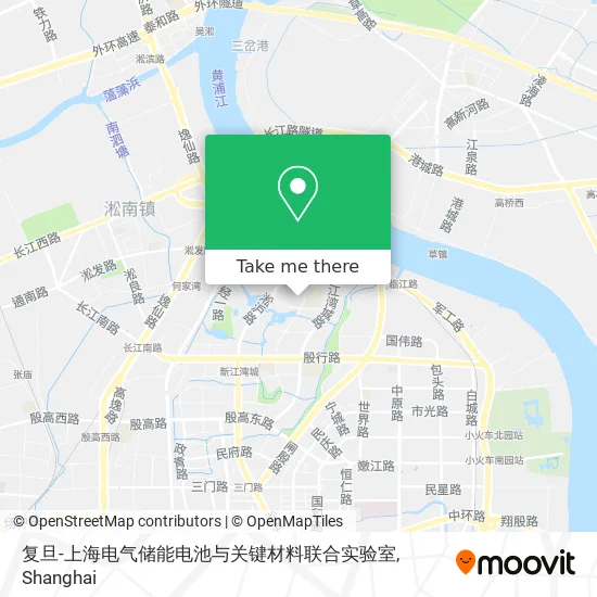 复旦-上海电气储能电池与关键材料联合实验室 map