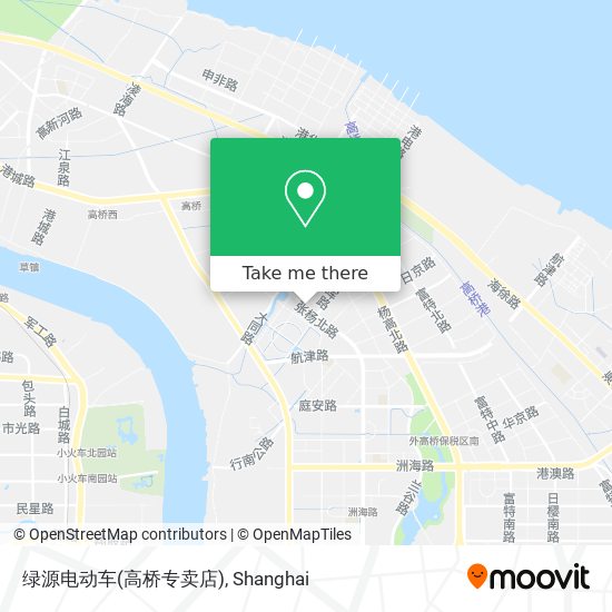 绿源电动车(高桥专卖店) map