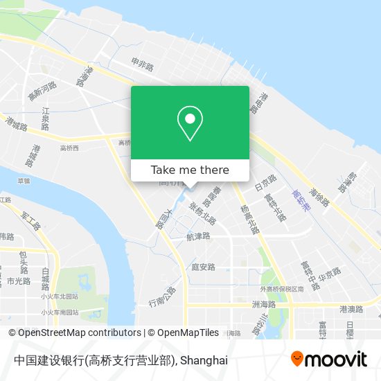 中国建设银行(高桥支行营业部) map