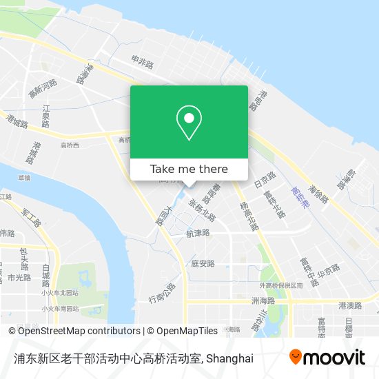 浦东新区老干部活动中心高桥活动室 map