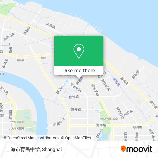 上海市育民中学 map