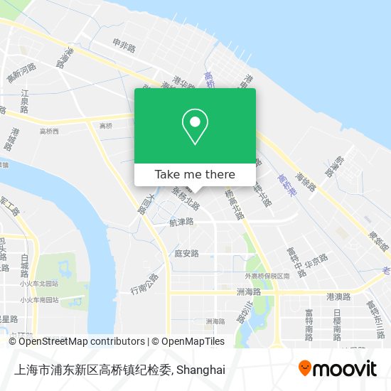 上海市浦东新区高桥镇纪检委 map