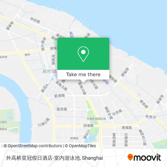 外高桥皇冠假日酒店-室内游泳池 map