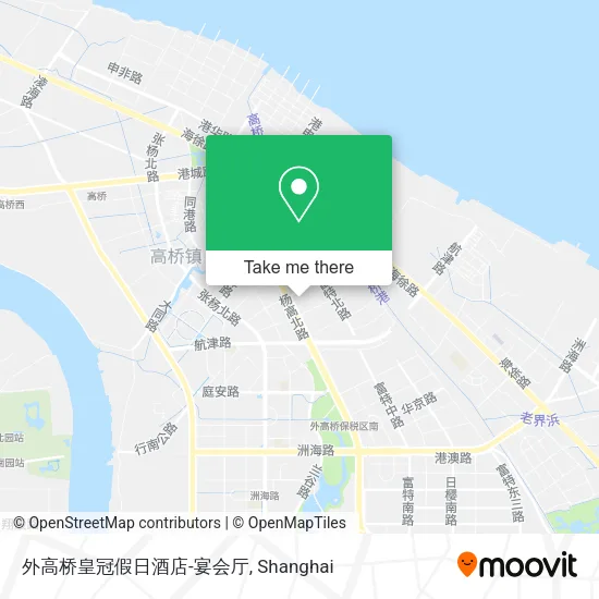 外高桥皇冠假日酒店-宴会厅 map