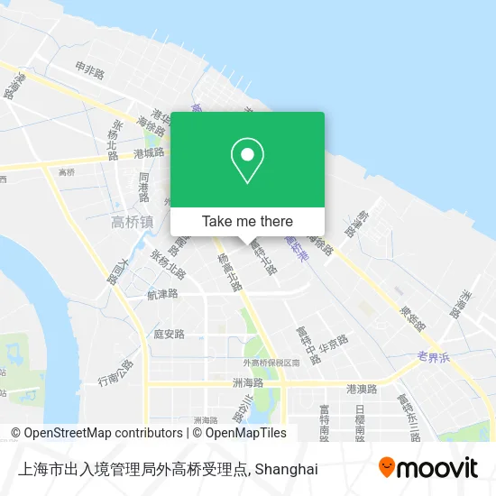 上海市出入境管理局外高桥受理点 map