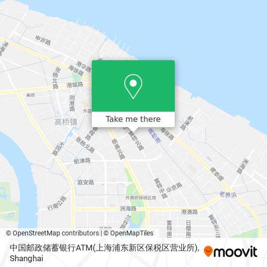 中国邮政储蓄银行ATM(上海浦东新区保税区营业所) map