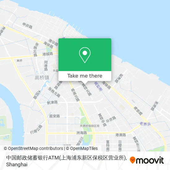 中国邮政储蓄银行ATM(上海浦东新区保税区营业所) map