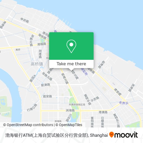 渤海银行ATM(上海自贸试验区分行营业部) map