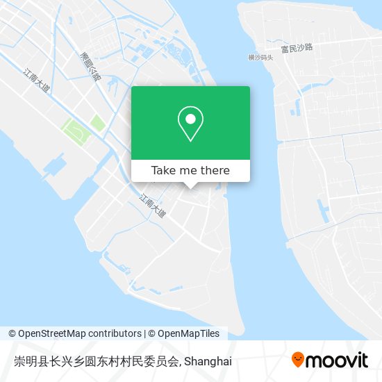 崇明县长兴乡圆东村村民委员会 map