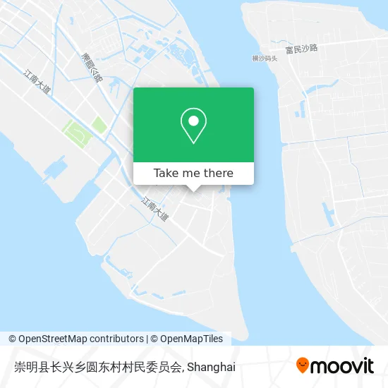 崇明县长兴乡圆东村村民委员会 map