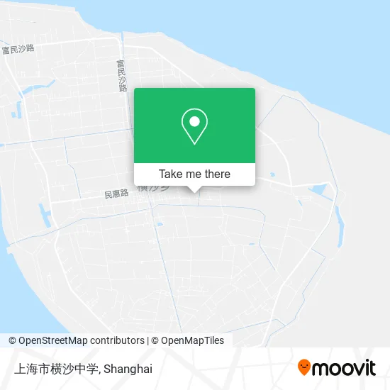 上海市横沙中学 map