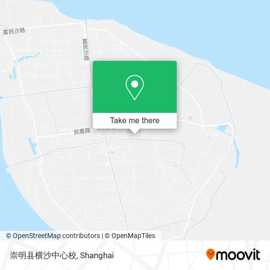 崇明县横沙中心校 map