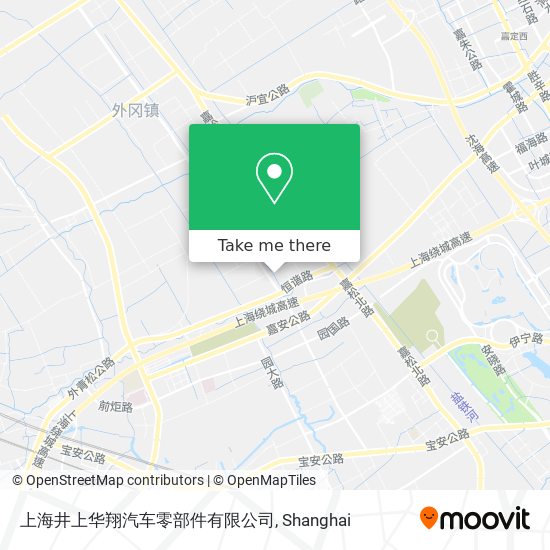 上海井上华翔汽车零部件有限公司 map