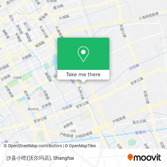 沙县小吃(沃尔玛店) map