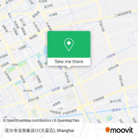 亚尔专业形象设计(天霖店) map