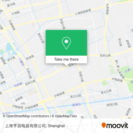 上海亨昌电器有限公司 map