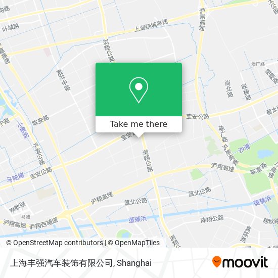 上海丰强汽车装饰有限公司 map
