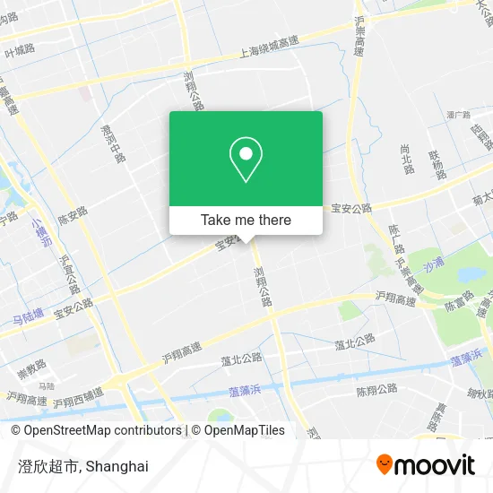 澄欣超市 map