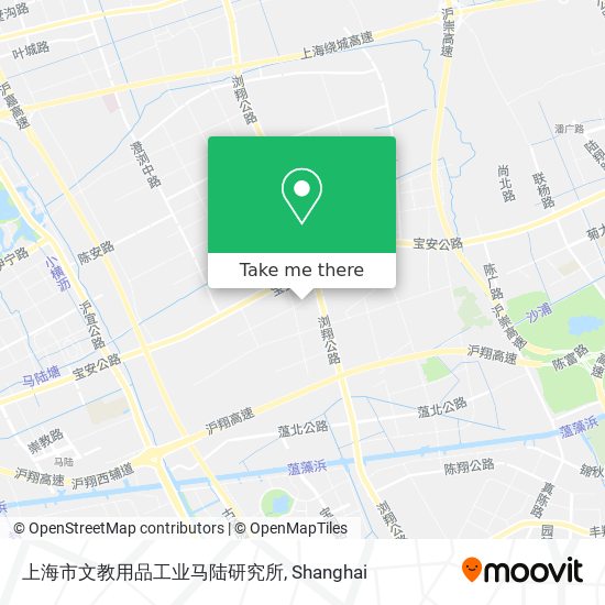 上海市文教用品工业马陆研究所 map