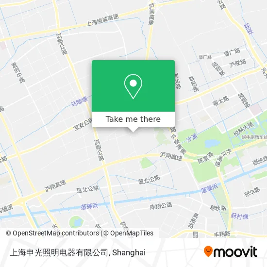 上海申光照明电器有限公司 map