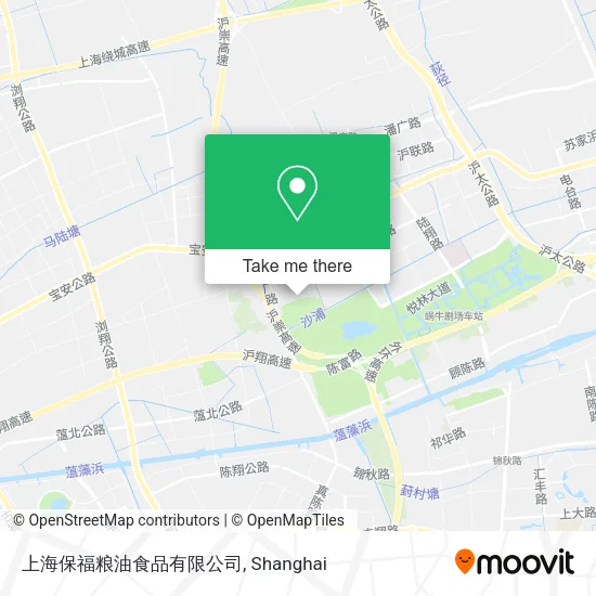 上海保福粮油食品有限公司 map