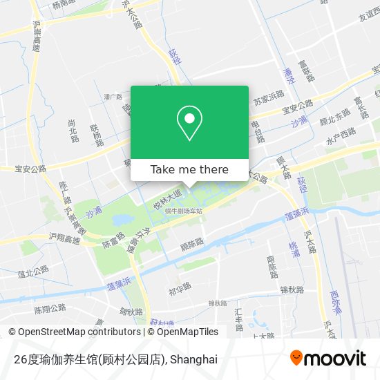 26度瑜伽养生馆(顾村公园店) map